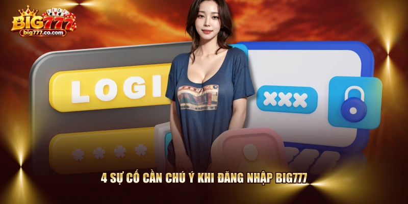 4 sự cố cần chú ý khi đăng nhập BIG777